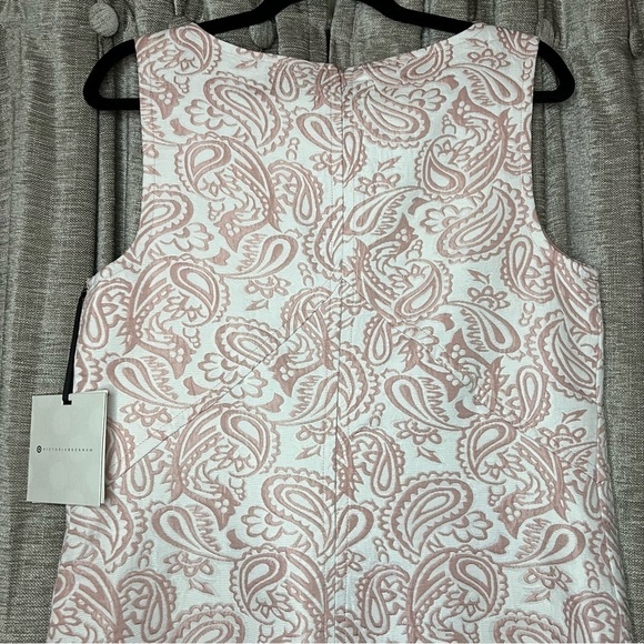 NWT Victoria Beckham Target Blush Pink Jacquard Mod Shift Dress Size Medium - Picture 11 of 15
